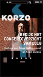 Mobile Screenshot of korzo.nl