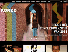 Tablet Screenshot of korzo.nl