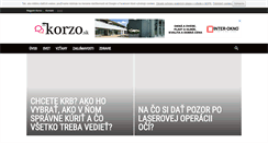 Desktop Screenshot of korzo.sk